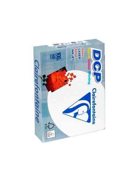 Papel fotocopiadora clairefontaine din a4 100 gramos paquete de 500 hojas