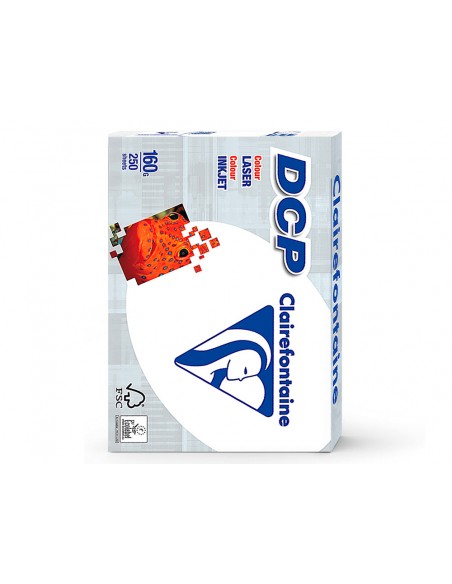 Papel fotocopiadora clairefontaine din a3 160 gramos paquete de 250 hojas