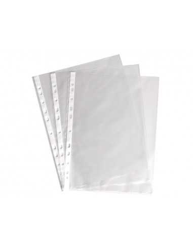 Funda multitaladro saro folio 90 mc pvc cristal caja de 100 unidades