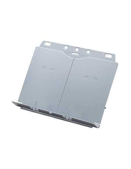 Atril fellowes para libros plastico gris medidas 244x295x50 mm