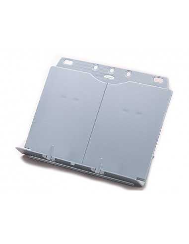 Atril fellowes para libros plastico gris medidas 244x295x50 mm