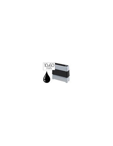 Sello automatico brother 10 mm x 60 mm negro