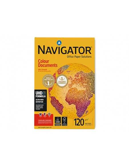 Papel fotocopiadora navigator din a4 120 gramos paquete de 250 hojas