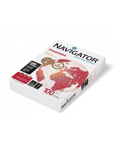 Papel fotocopiadora navigator din a4 100 gramos papel multiuso ink-jet y laser paquete de 500 hojas