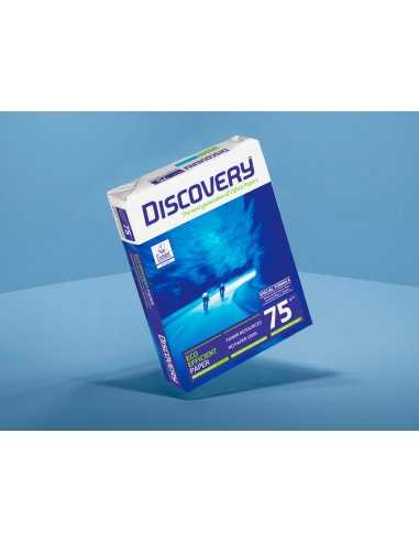 Papel fotocopiadora discovery din a4 75 gramos papel multiuso ink-jet y laser paquete de 500 hojas