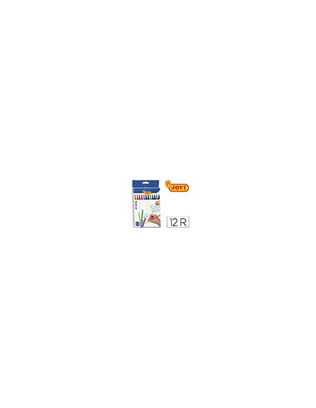 Rotulador jovi slim caja de 12 unidades colores surtidos Rotulador jovi slim caja de 12 unidades colores surtidos