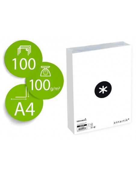 Papel antartik din a4 100g/m2 liso paquete de 100 hojas