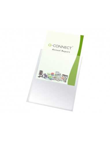 Funda portadocumento folio 90 micras pvc transparente