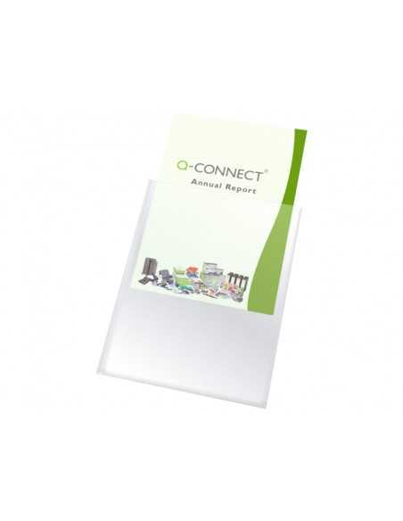Funda portadocumento folio 90 micras pvc transparente