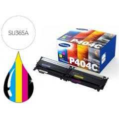 Toner samsung p404c sl c430w / c480 / c480fn / c480fw / c480w pack magenta cian amarillo y negro 1.000 pag