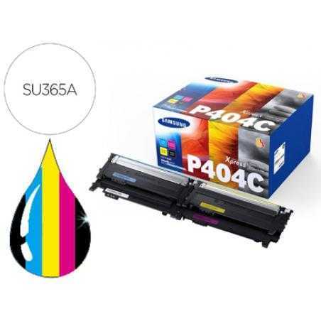 Toner samsung p404c sl c430w / c480 / c480fn / c480fw / c480w pack magenta cian amarillo y negro 1.000 pag