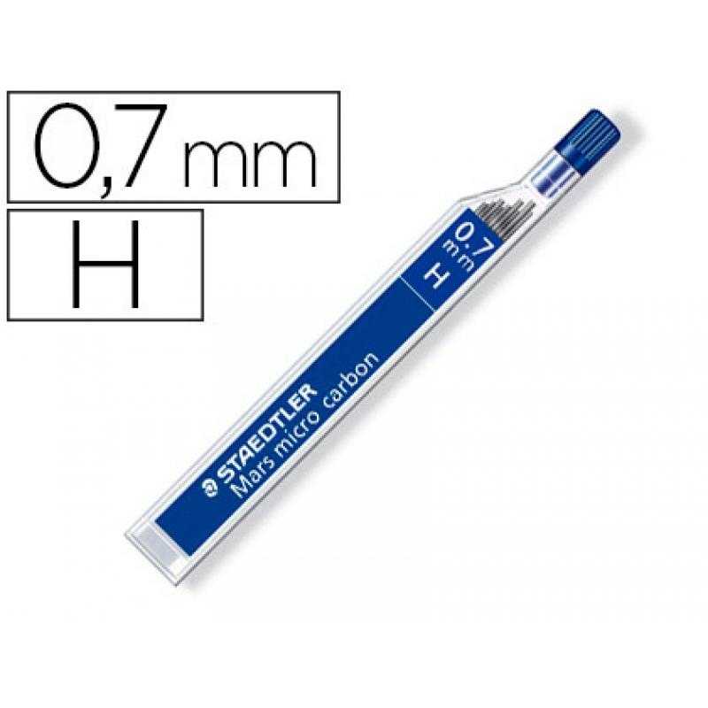 Minas staedtler mars micro grafito 0,7 mm h tubo con 12 unidades