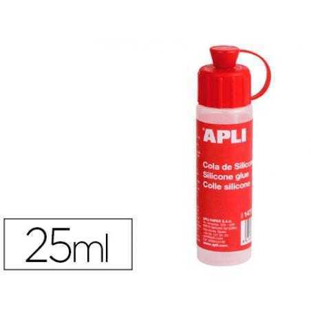 Cola de silicona apli líquida bote de 25ml