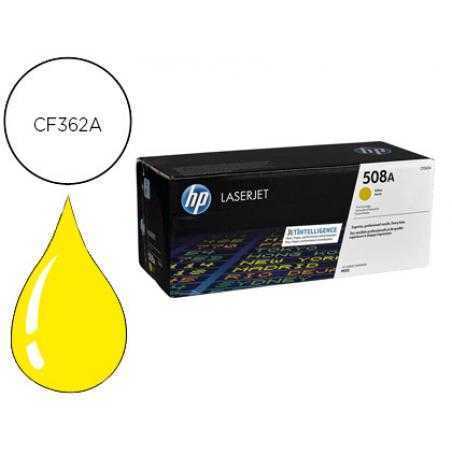 Toner hp 508a laserjet enterprise m552/553/577 amarillo 5.000 pag
