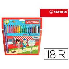 Rotulador stabilo power caja de 18 colores - Imagen 1