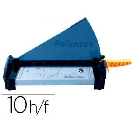 Cizalla fellowes fusion a4 de palanca hasta 10 hojas 80 gr - Imagen 1
