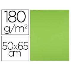 Cartulina liderpapel 50x65 cm 180g/m2 verde pistacho paquetede 25 - Imagen 1
