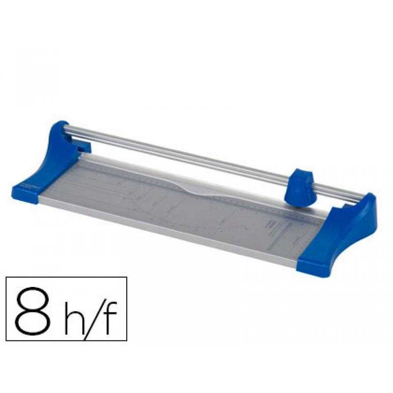 Cizalla q-connect metálica de rodillo de 32 cm con base de aluminio