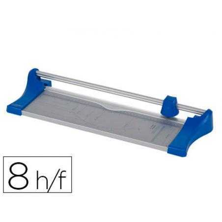 Cizalla q-connect metálica de rodillo de 32 cm con base de aluminio