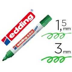 Rotulador edding para pizarra blanca 660 color verde punta redonda 1,5-3 mm