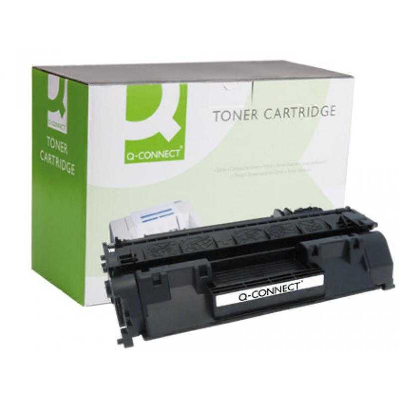 Toner q-connect compatible hp cf280x laserjet /m401 -6900 pag- negro