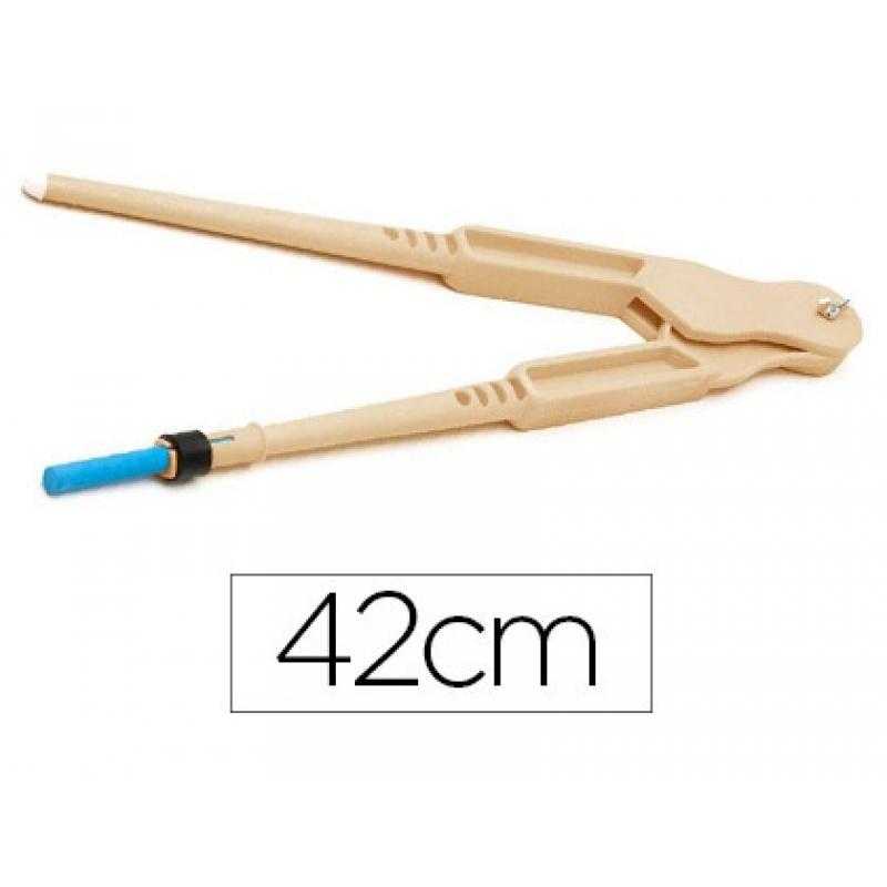 Compás para encerado faibo de plástico imitacion madera 42 cm