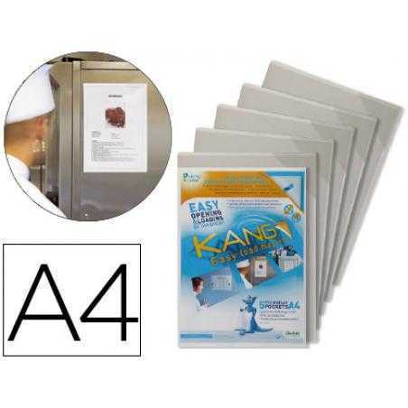 Funda de presentación tarifold magnética rigida y anti reflejo din a4 pack de 5 unidades