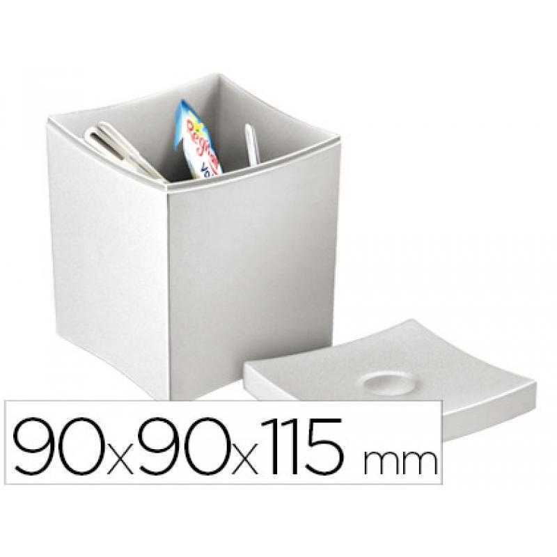 Caja para infusiones cep con tapa desmontable poliestireno 90x90x115 mm