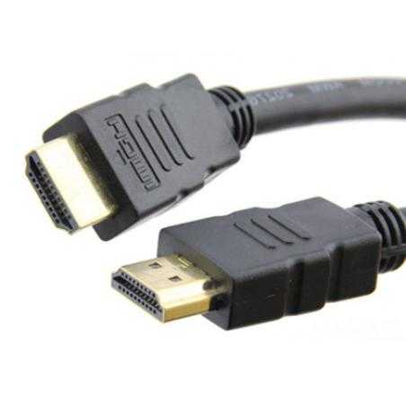 Cable hdmi mediarange 1,4 pines alta velocidad longitud 1,5 mt color negro