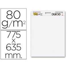 Bloc congreso post-it liso 775 x 635mm con 30 hojas 80 grs pack 2+1 gratis