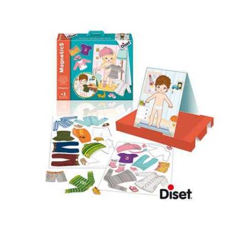 Juego diset didactico magnetico vestir niño-niña