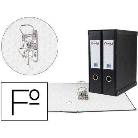Modulo pardo 2 archivadores de palanca folio 2 anillas de 70 mm negro 350x180x300 mm