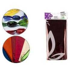 Papel celofán liderpapel 50x70 cm 22g/m2 bolsa de 10 hojas colores surtidos