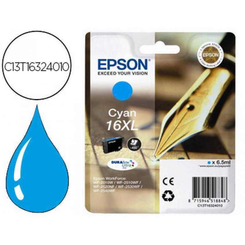 Ink-jet epson 16xl wf2010w wf2510wf wf2520nf wf2530wf wf2540wf cian 450 pag