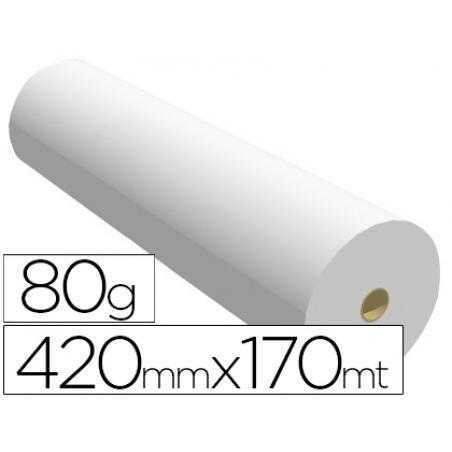 Papel reprografía ppc para planos 420mmx170mt 80gr