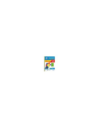 Cuaderno espiral oxford tapa extradura folio 80 hojas 90 gr rayado horizontal colores vivos pack de 4+1 unidades
