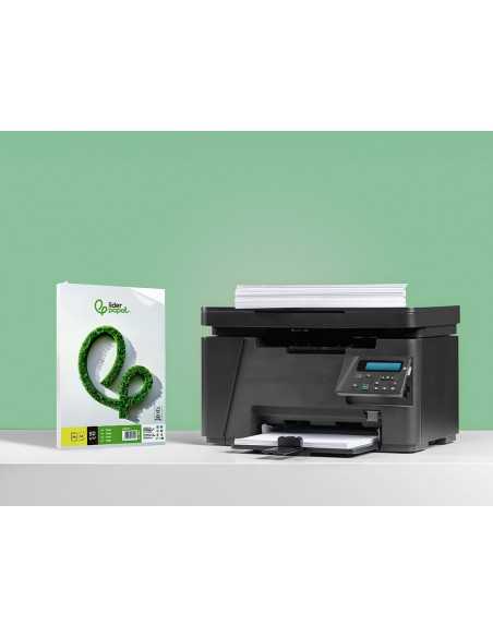Papel liderpapel a4 80g/m2 liso paquete de 250 hojas