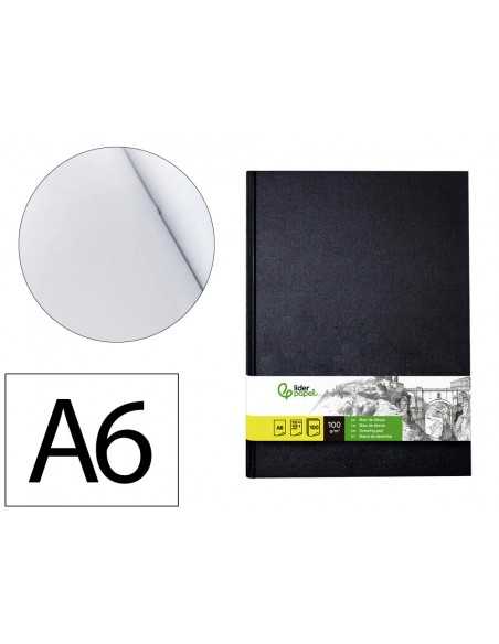 Bloc dibujo liderpapel esbozos encuadernado din a6 148x105 mm 100 hojas 100 gr/m2