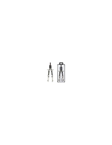 Compas rotring compact micrometrico ajuste rapido longitud 17 cm circunferencia 36 cm