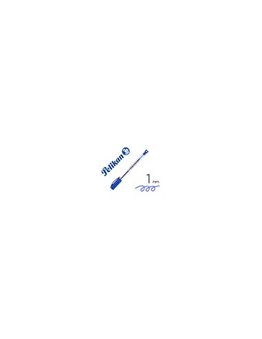 Boligrafo pelikan stick super soft azul