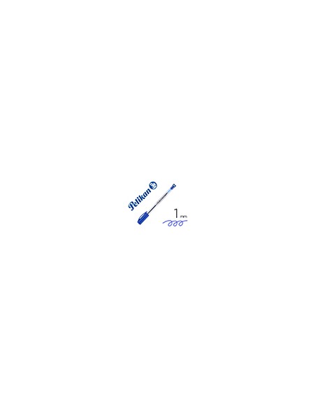 Boligrafo pelikan stick super soft azul