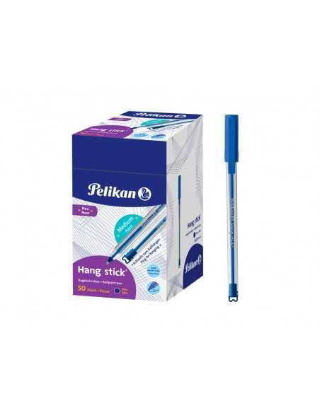 Boligrafo pelikan stick super soft azul