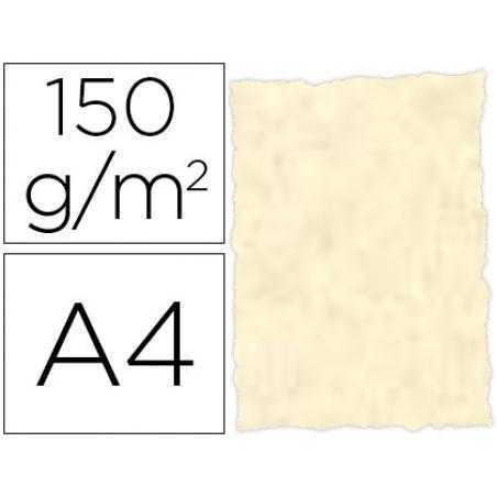 Papel pergamino din a4 troquelado 150 gr color parchment topacio paquete de 25 hojas