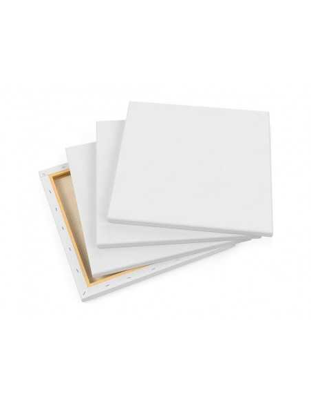 Çastidor liderpapel8f lienzo grapado trasero algodon 100% marco pawlonia 1,8x3,8 cm bordes madera 46x38 cm