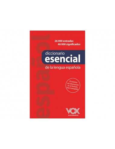 Diccionario vox esencial español