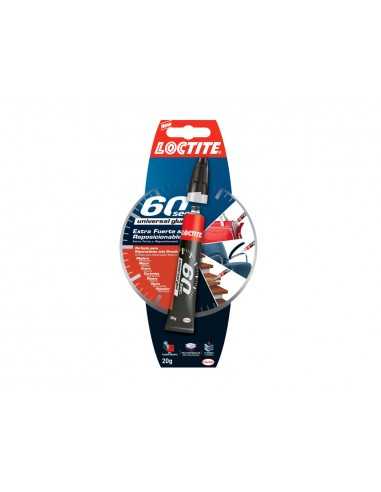 Pegamento loctite universal glue extra fuerte 60 segundos 20 gr