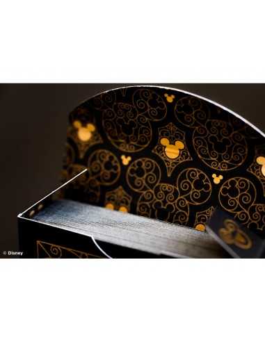 Baraja de cartas bicycle disney black and gold mickey