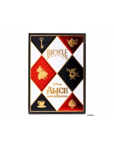 Baraja de cartas bicycle alice in wonderland