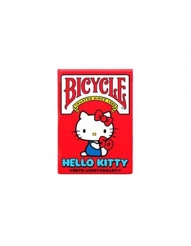 Baraja de cartas bicycle hello kitty 50 aniversario