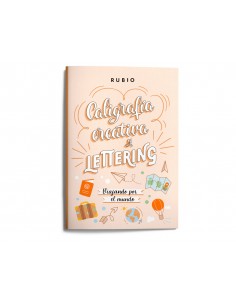 Cuaderno rubio lettering caligrafia creativa viajando por el mundo